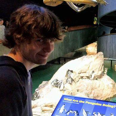 Me and My Nephew at The Aquarium